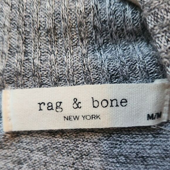 Rag & Bone button back sweater M luxe fall winter warm - Picture 5 of 7